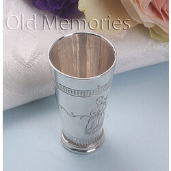 Zilver miniatuur vaasje