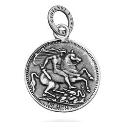 Zilveren hanger muntstuk van Raspini 