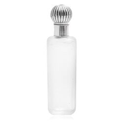 Fries draadglazen parfumflesje met een zilveren dop en montuur gemaakt rond 1910