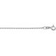 Witgouden collier 41-43-45 cm ankerschakels 1,2 mm