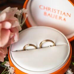 Christian Bauer gouden ring briljant