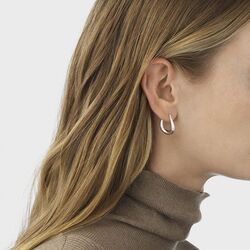 Georg Jensen Offspring earhoops medium zilver