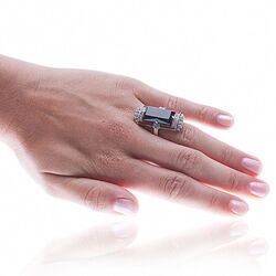 Zilver ring onyx carneool markasiet