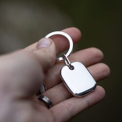 Zilveren sleutelhanger Francis Howard