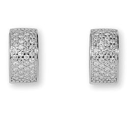 Heide Heinzendorff zilveren creolen Rosa