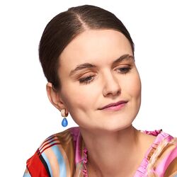 Heide Heinzendorff rosé creolen Rosa