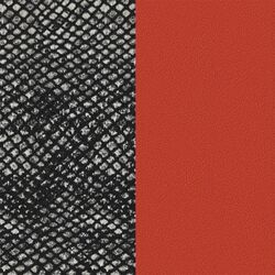 Les Georgettes 40 mm inlay rood reptiel