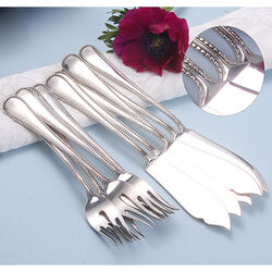 Zilver viscouverts parelrand 