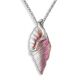 Nicole Barr ketting met hanger Pink Conch Shell