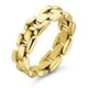 Gouden ring met flexibere schakels