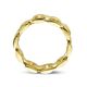 Geelgouden ring schakelmotief