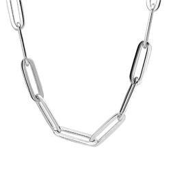 Closed Forever collier zilver vierkante buis