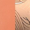 Les Georgettes 25 mm inlay Ligne de Vie / Salmon