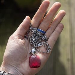 Heide Heinzendorff zilveren jasseron ketting 90 cm