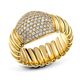 Hulchi Belluni gouden Stretch ring Tresure 0,84 ct diamant