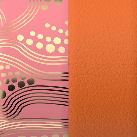 Les Georgettes inlay anemone / capucine 40mm