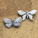 GL zilveren broche vlinder