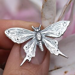 GL zilveren broche vlinder