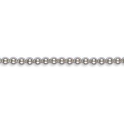 Heide Heinzendorff lichtgrijze ketting 90 cm met zilver sluiting