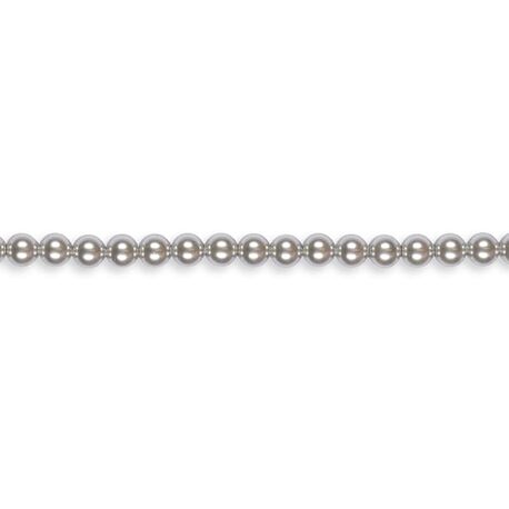 Heide Heinzendorff lichtgrijze ketting 90 cm met zilver sluiting