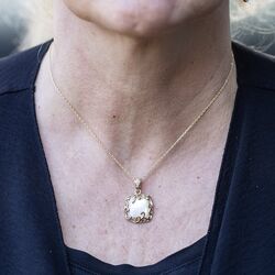 Hanger Eterno Barocco MOP verguld zilver van MY iMenso