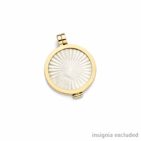 MY iMenso Gold medaillon 24 mm geelgoud Mezza Plano