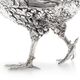Stel kapitale zilveren fazanten gemaakt in 1e gehalte zilver