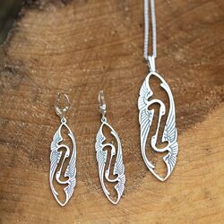 Sieradenset kraanvogels