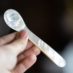 eierlepeltjes van parelmoer cadeauset Zilver.nl juwelier