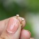 Geelgouden oorbelletjes diamant 0,10 ct