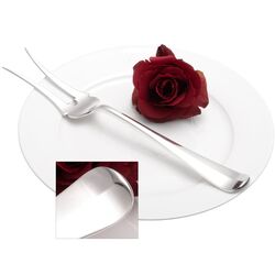 Zilveren vleesdienvork Haags lofje 1929 H. Hooijkaas