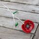 Saturno zilveren Papaver tak van Saturno