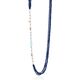 Lelune Glamour collier lang blauwe pegel LGNK532.2