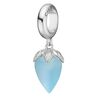 Christina Drop blue charm Chalcedony