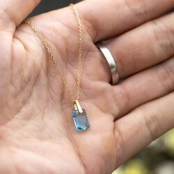 MY iMenso Gold 14k Rettangolo hanger Aqua Shim