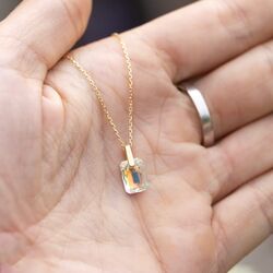 Rettangolo hanger AB 14k MY iMenso Gold