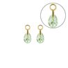 Gouden oorbedels Pera Peridot MY iMenso Gold