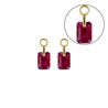Gouden oorbedels Rettangolo Scarlet MY iMenso Gold