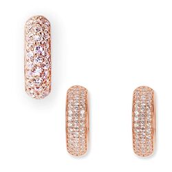 Smalle rosé hanger met kristal Heide Heinendorff