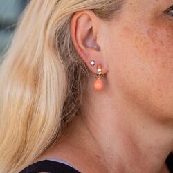 Heide Heinzendorff rosé creolen Julia