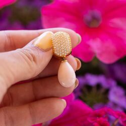 Heide Heinzendorff vergulde Pippa creolen zirkonia