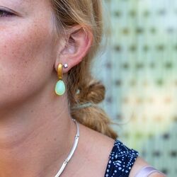 Heide Heinzendorff vergulde creolen Laura mat