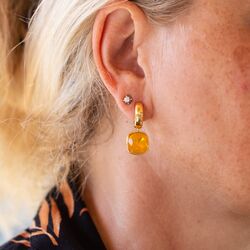 Heide Heinzendorff creolen zilver verguld
