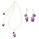 Spark sieradenset Orchid paars