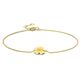 Geelgouden armband klavertjes