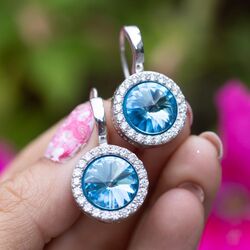 MY iMenso oorbellen medaillons zirkonia 27-0070