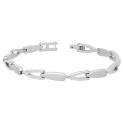 Boccia titanium armband 03033-01 zilverkleurig, huidvriendelijke armband