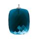 Heide Heinzendorff aanhanger Montana blauw H55 zilver stokje