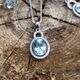 zilver sieradenset topaas met zirkonia