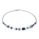 COEUR DE LION ketting 3040-20-1561 GeoCUBES Iconic Precious Chain silver-multicolor